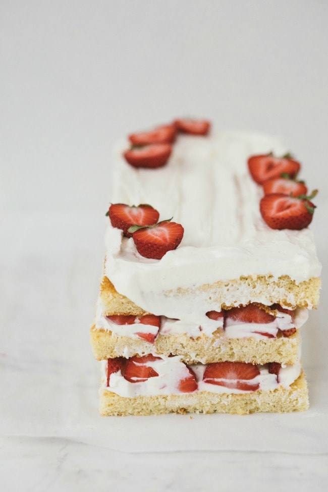 Strawberry Shortcake Cake Recipe | Sarah Kieffer | The Vanilla Bean Blog