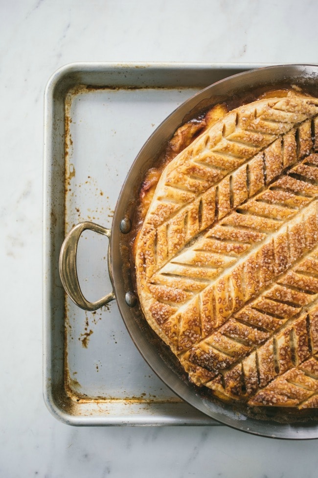 Peach Puff Pastry Pie