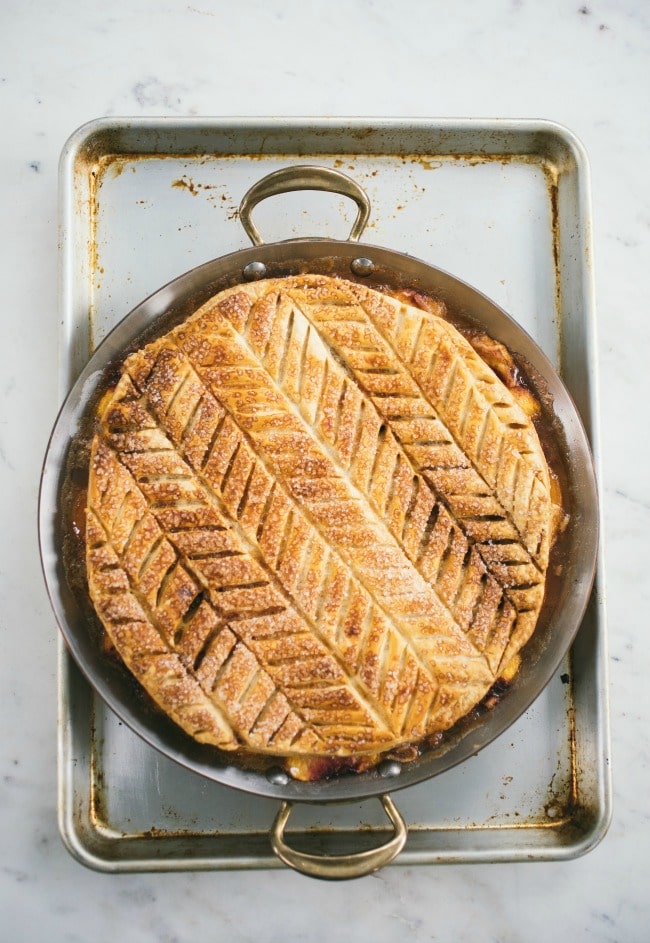 Peach Puff Pastry Pie