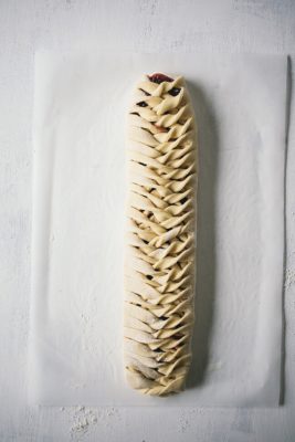 Cranberries and Cream Danish Braid | Sarah Kieffer | The Vanilla Bean Blog