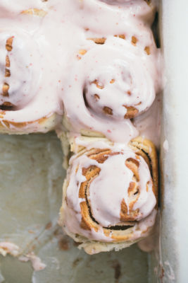 Strawberry Poppyseed Swirl Buns