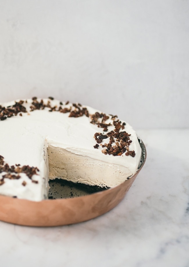 coffee caramel ice cream pie