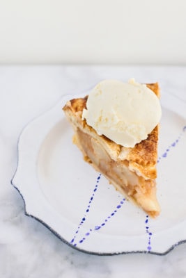 Pear Apple Hard Cider Pie