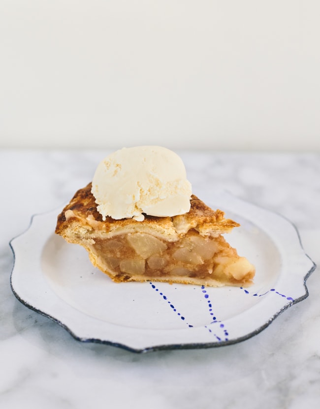 Pear Apple Hard Cider Pie