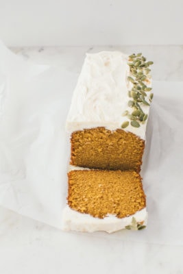 Pumpkin Spice Bread with Cream Cheese Icing | Sarah Kieffer | The Vanilla Bean Blog