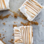 whole meyer lemon meringue bars