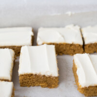 Pumpkin Bars with Cream Cheese Frosting