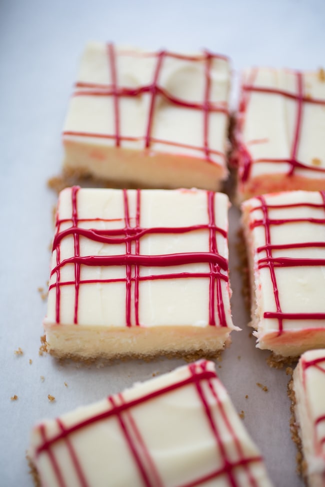 White Chocolate Cheesecake Bars