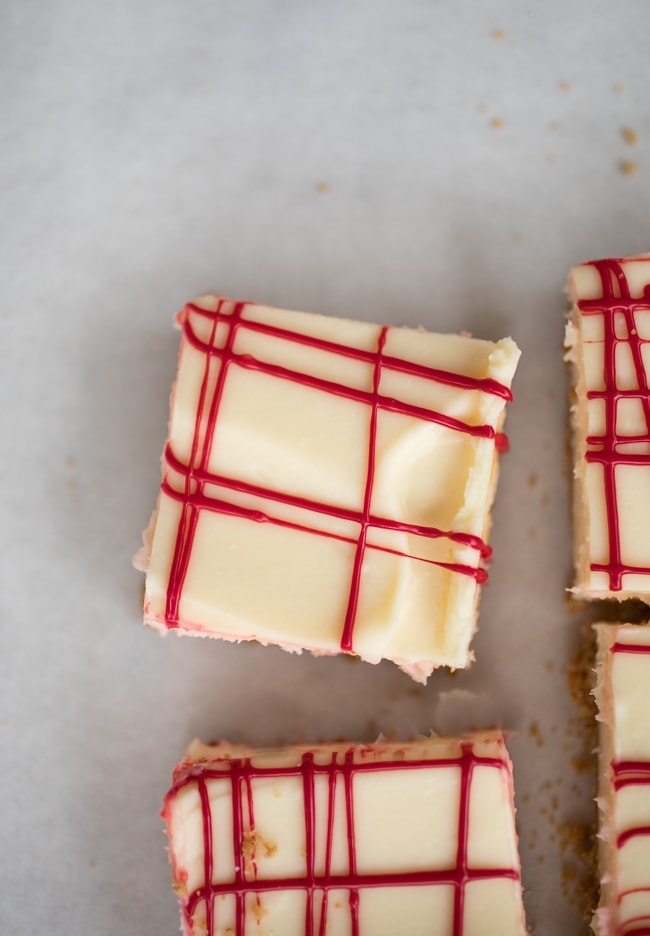 White Chocolate Cheesecake Bars