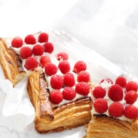 Raspberry Puff Pastry Tart