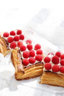 Raspberry Puff Pastry Tart