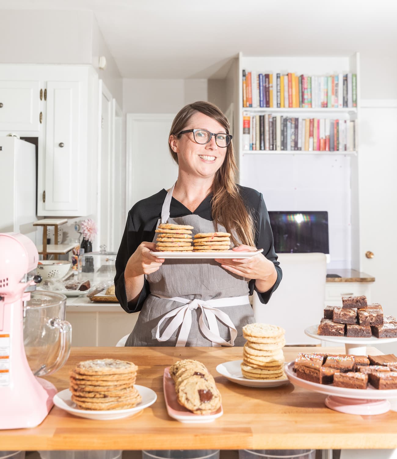 Sarah Kieffer, author of 100 cookies in her kitchen