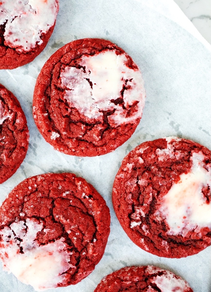 Red velvet cookies