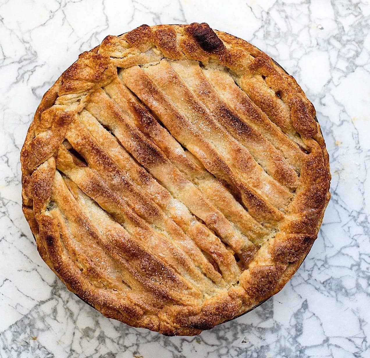 Hard Cider Caramel Apple Pie-image