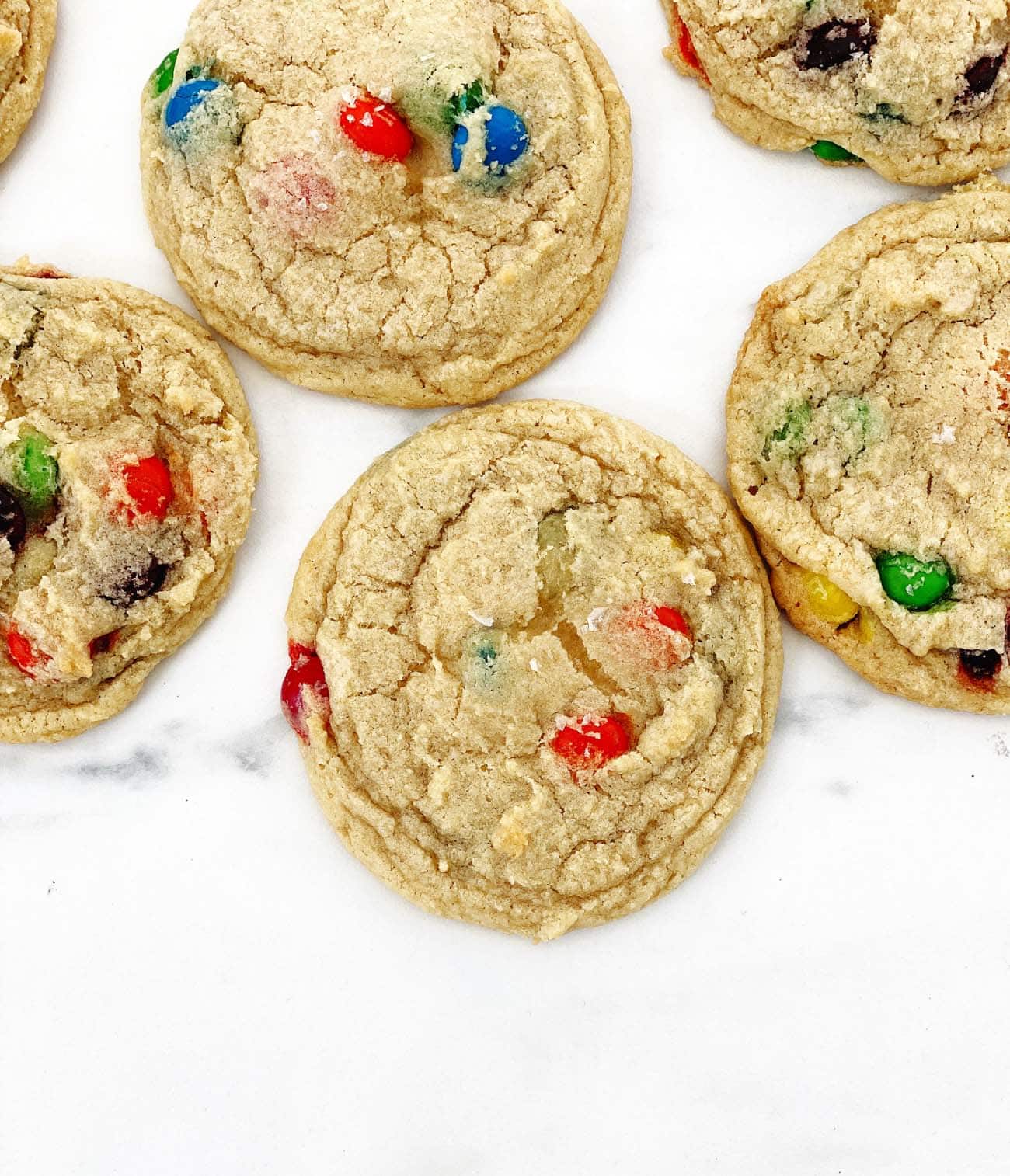 Soft and Chewy M&M Cookies