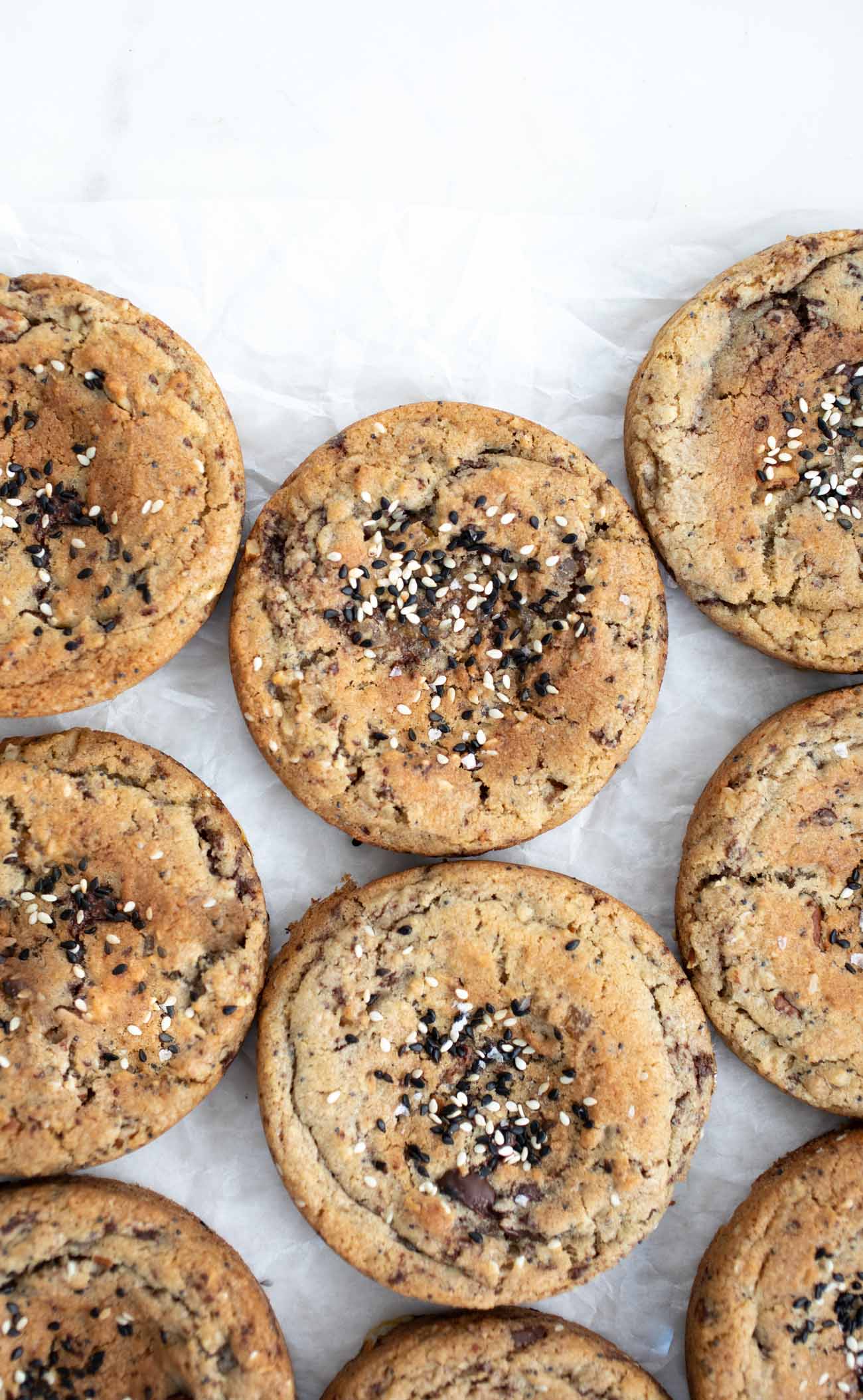 breakfast cookies on parchment