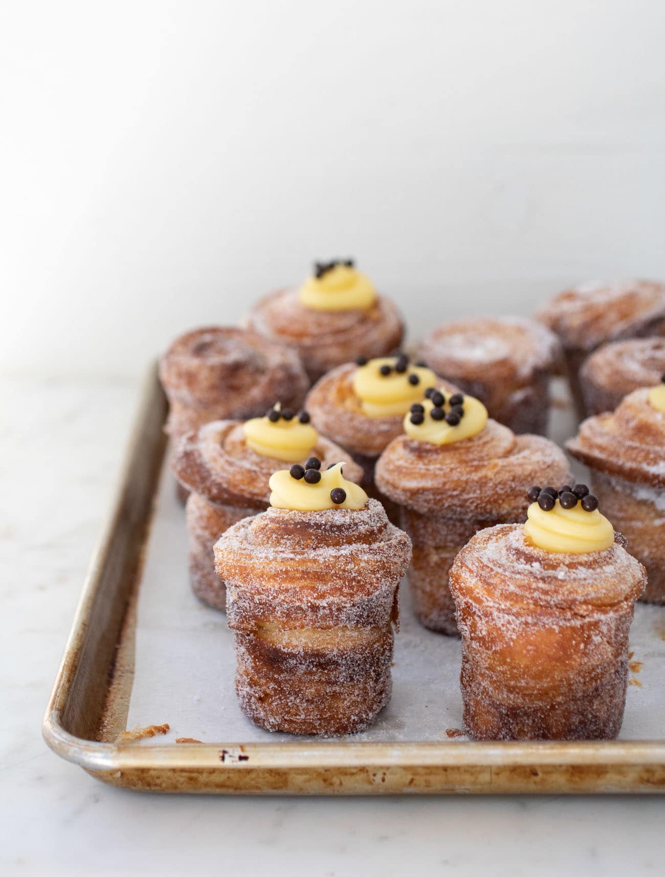 homemade cruffins