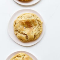 white chocolate macadamia nut cookies on plates