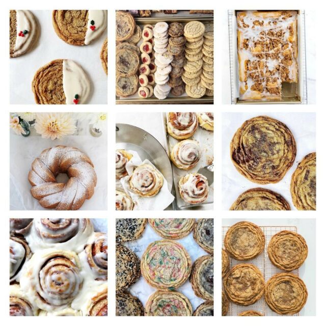 Cookies, coffee cake, cinnamon rolls, and a Bundt! These were the 9 most liked IG posts of 2021, and I’m looking forward to bringing you more delicious treats this year. ❤️ ⁣⁣
⁣⁣
You can find all of these recipes on my website, link in profile. ⁣
⁣
⁣
••••••••⁣
#100cookies #bakingblog #bakingrecipes