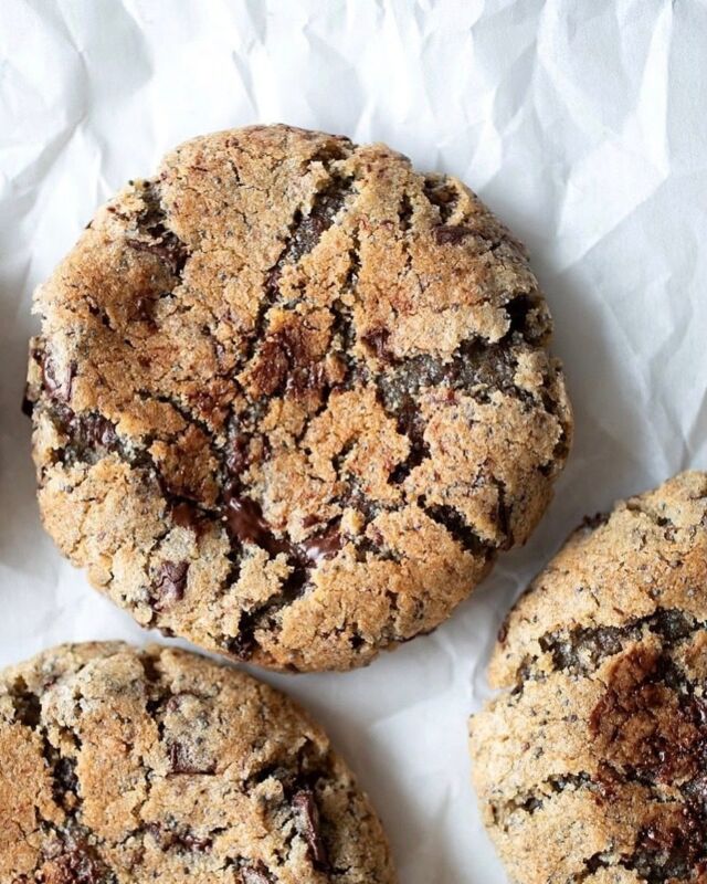 ✨ Rye-Cranberry Chocolate Chunk Cookies from @doriegreenspan’s fabulous baking book, Baking with Dorie! I’ve shared the recipe on the blog, as I’m obsessed with these cookies and have made them many, many times since purchasing her book. The combination of rye, cranberry, chocolate, and poppyseed was intriguing to me when I read the recipe, but the picture immediately sold me; the golden brown cookie with a slight indentation was so beautiful. This rye cookie will be included in my holiday cookie baking this year, and I’ve been making a plain chocolate version that my kids love. My favorite part is the indentation in the center of each cookie, check out my stories to see how it’s done! ⁣

⁣Link to the RECIPE is in my profile. ⁣
⁣
⁣
________⁣
#bakingcookies #ryeflour #cookieplate #bakingrecipe